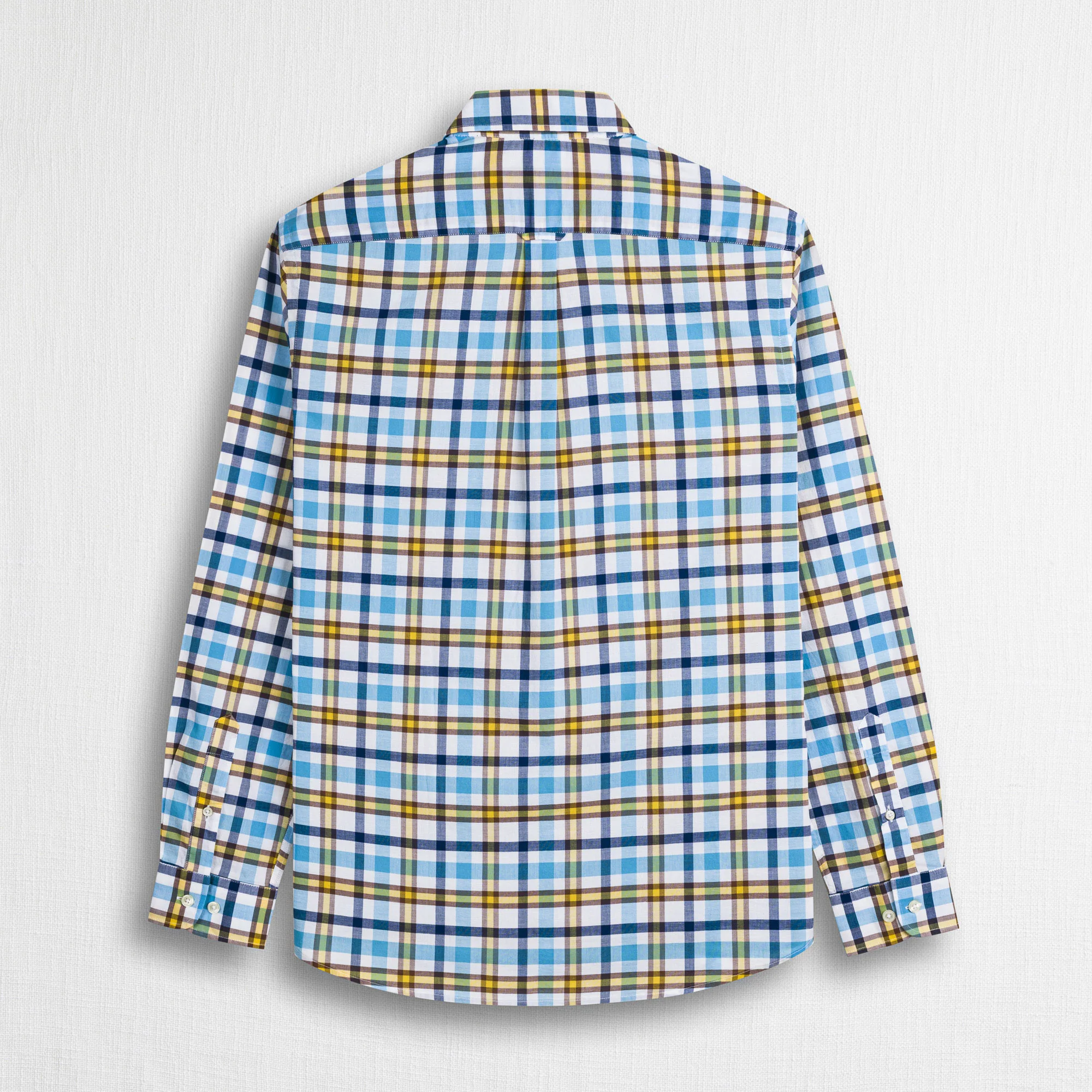 Camicia 100% cotone a quadri - Sky Blue Check - Image 2