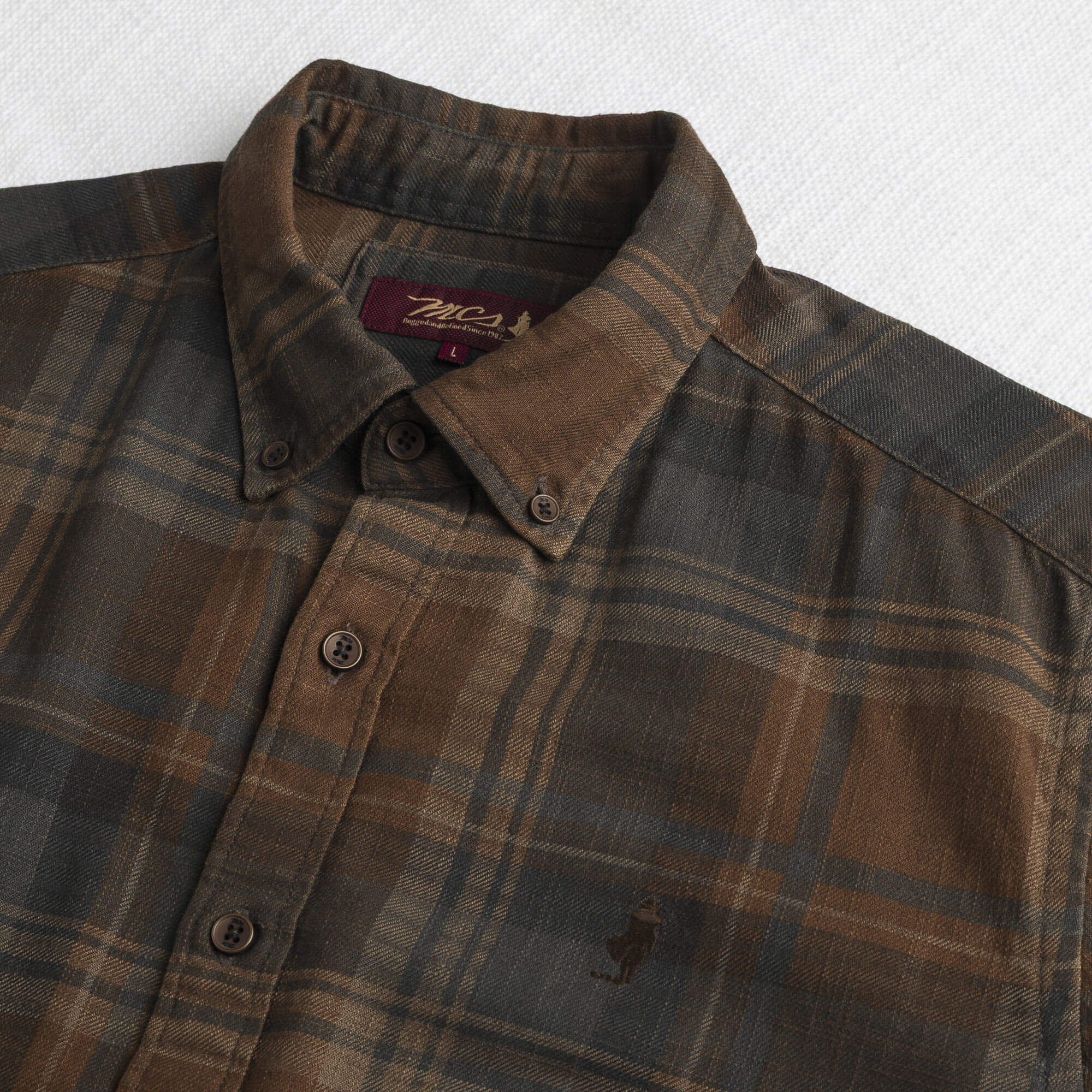 Camicia a Quadri 100% Cotone Fiammato - Image 3