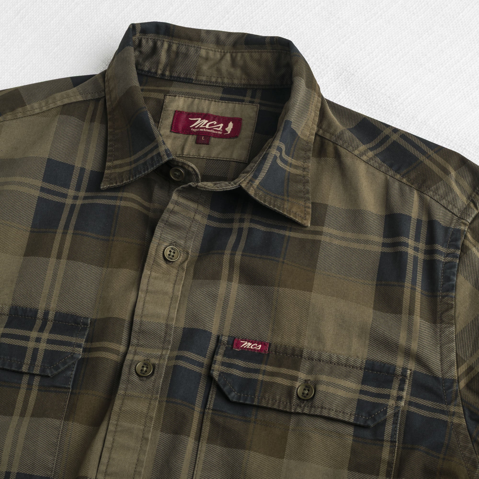 Camicia a Quadri Tinto Capo 100% Cotone - Image 3