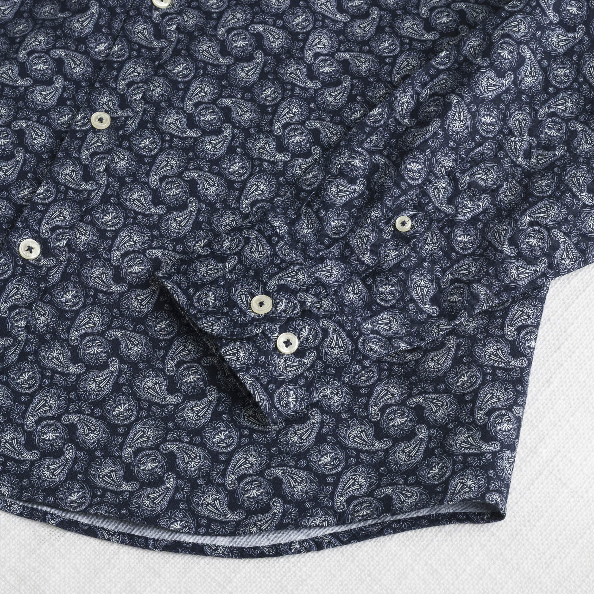 Camicia in Twill Stampa Paisley 100% Cotone - Image 4