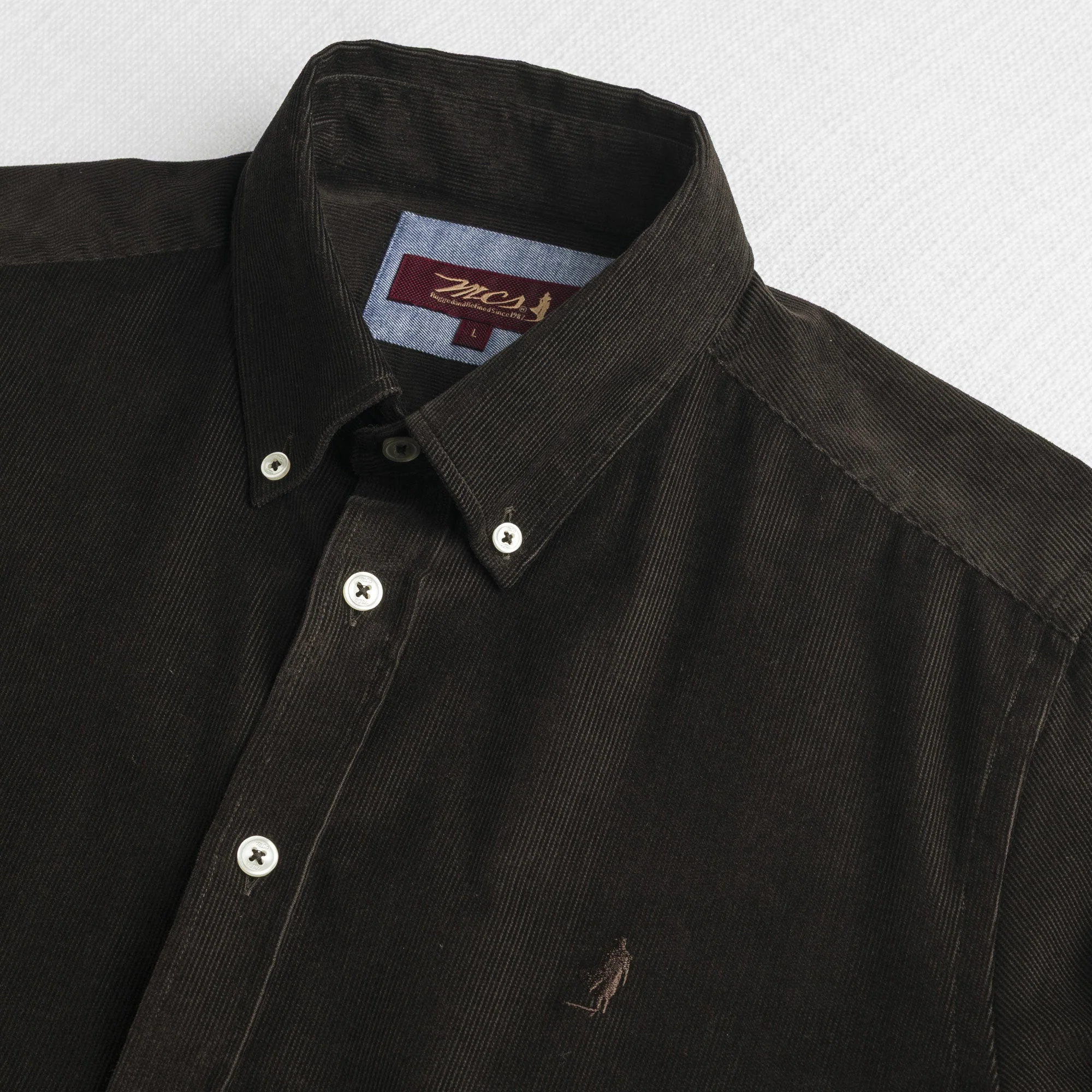Camicia in Velluto a Coste 100% Cotone - Image 15
