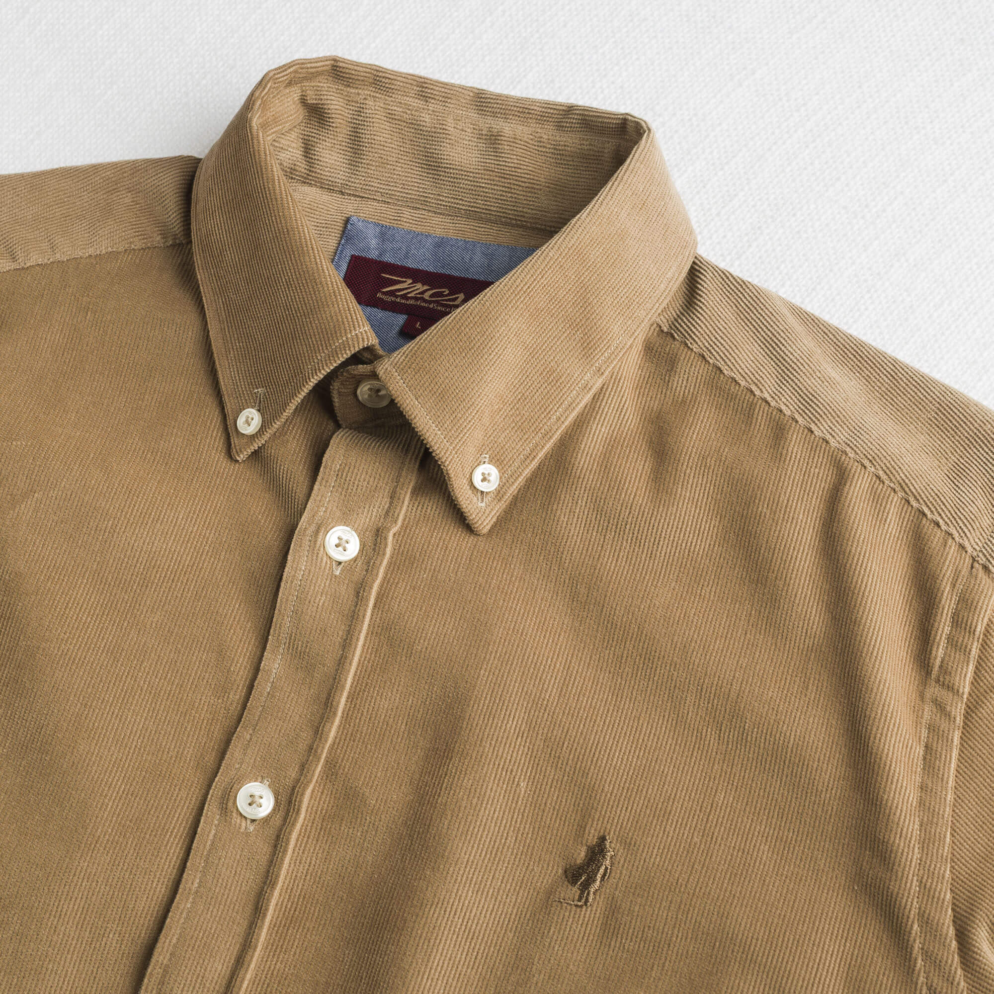 Camicia in Velluto a Coste 100% Cotone - Image 7