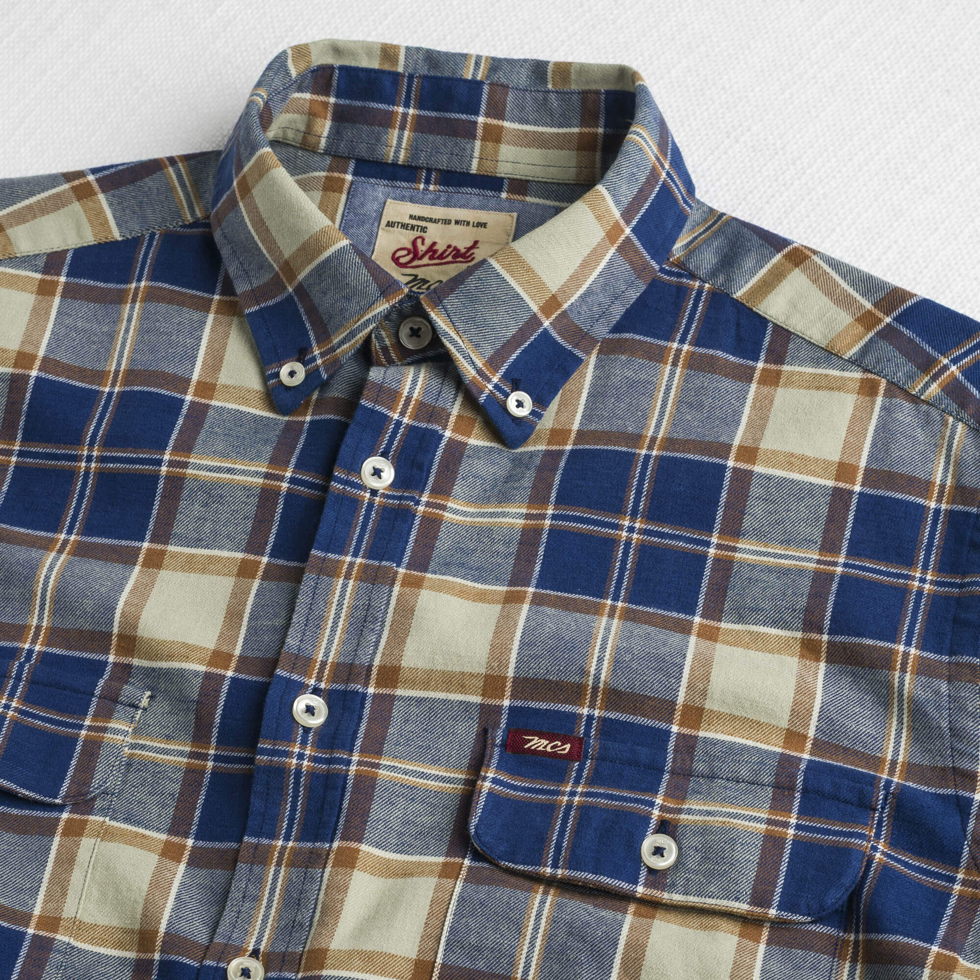 Camicia Workwear a Quadri 100% Flanella - Image 3
