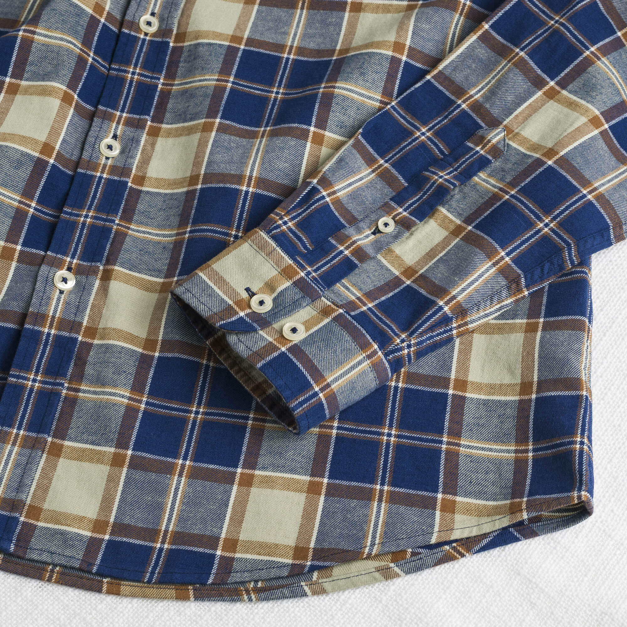 Camicia Workwear a Quadri 100% Flanella - Image 4
