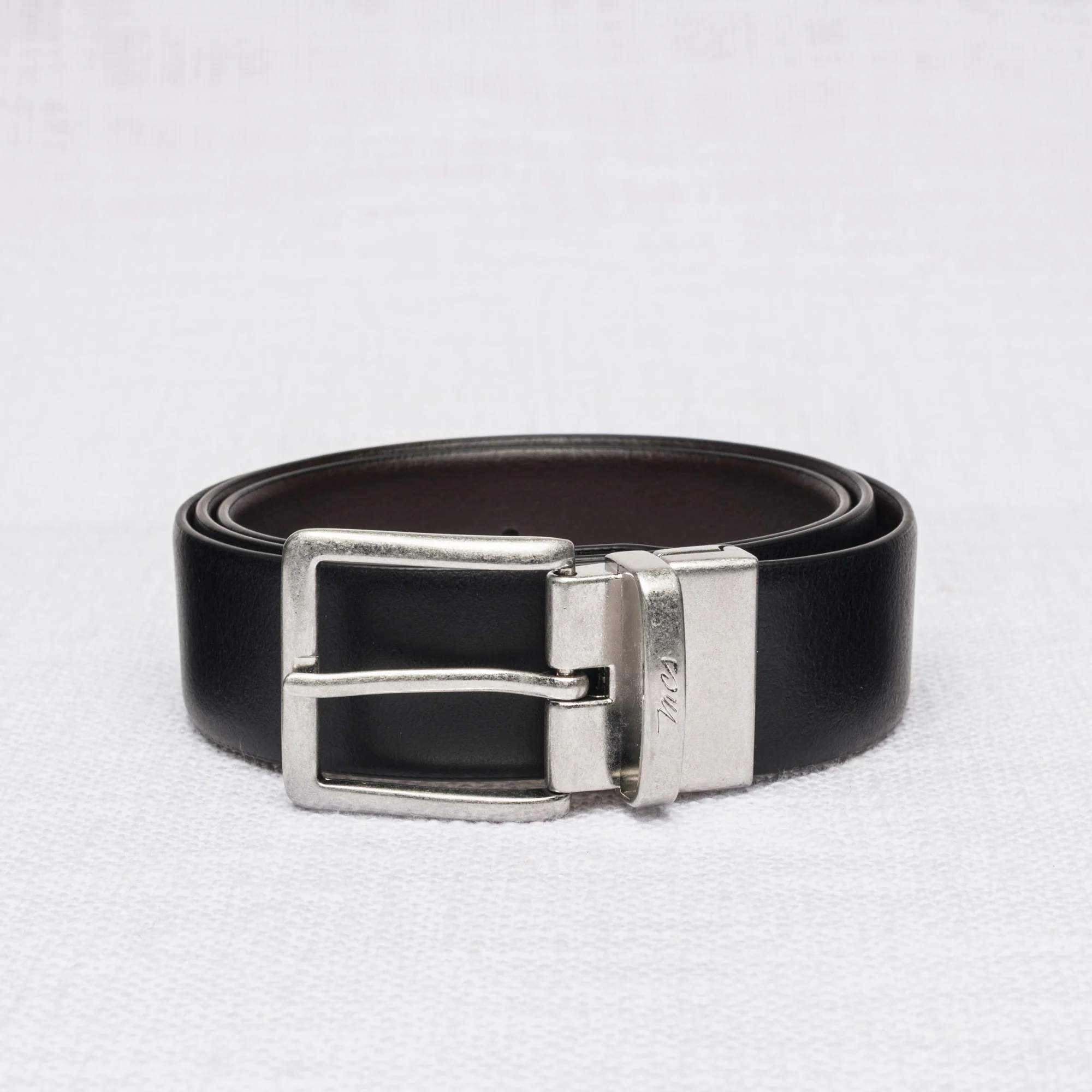 Cintura reversibile 100% pelle - Fudge Chocolate