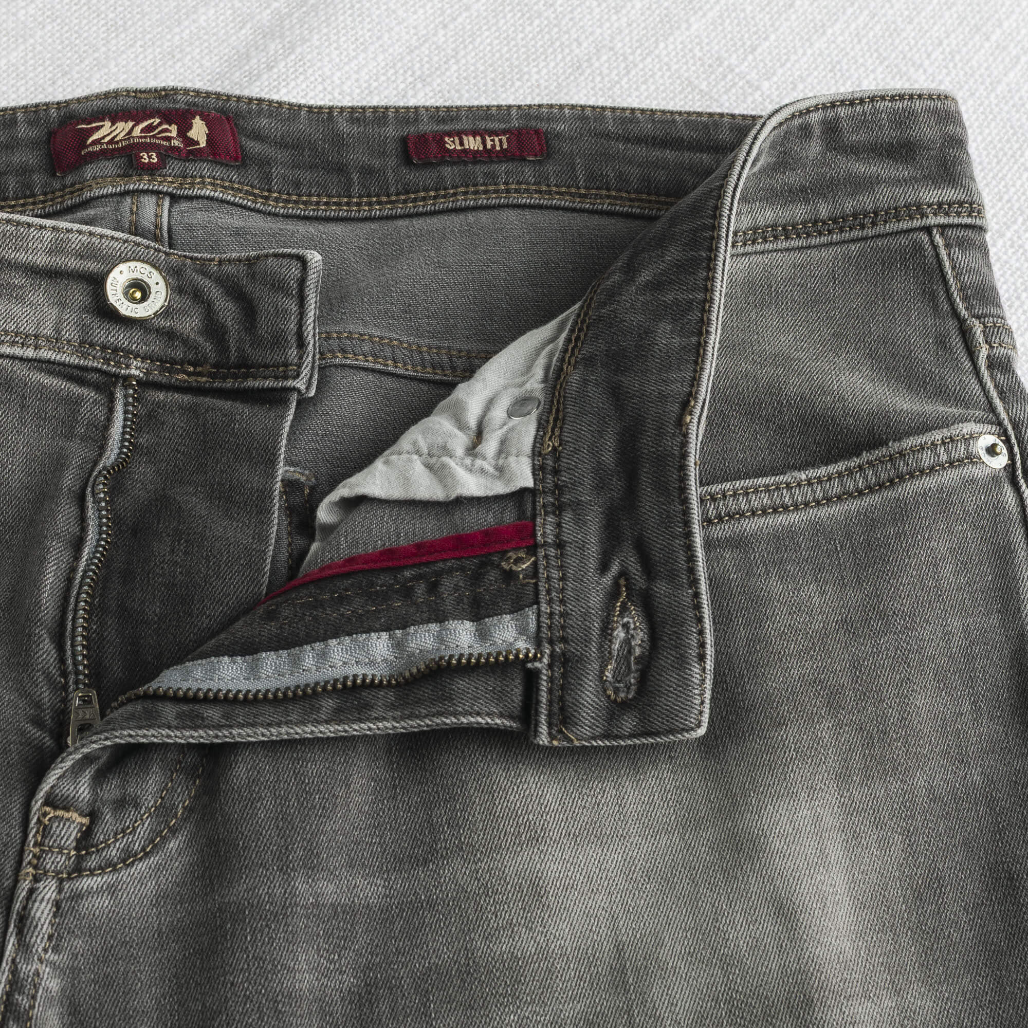 Jeans Slim Fit Grigio e Nero - Image 9