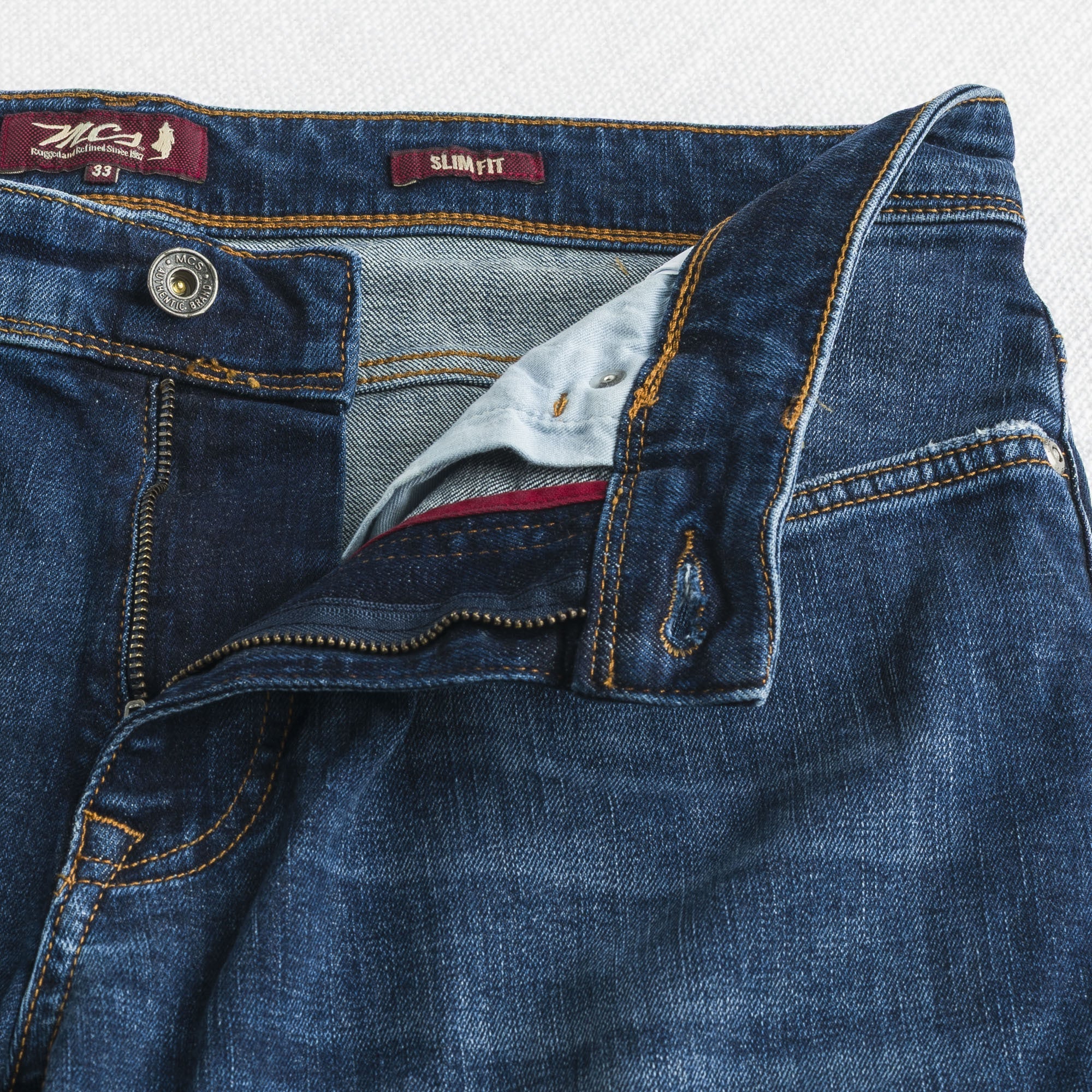 Jeans Slim Fit Mid Blue - Image 4