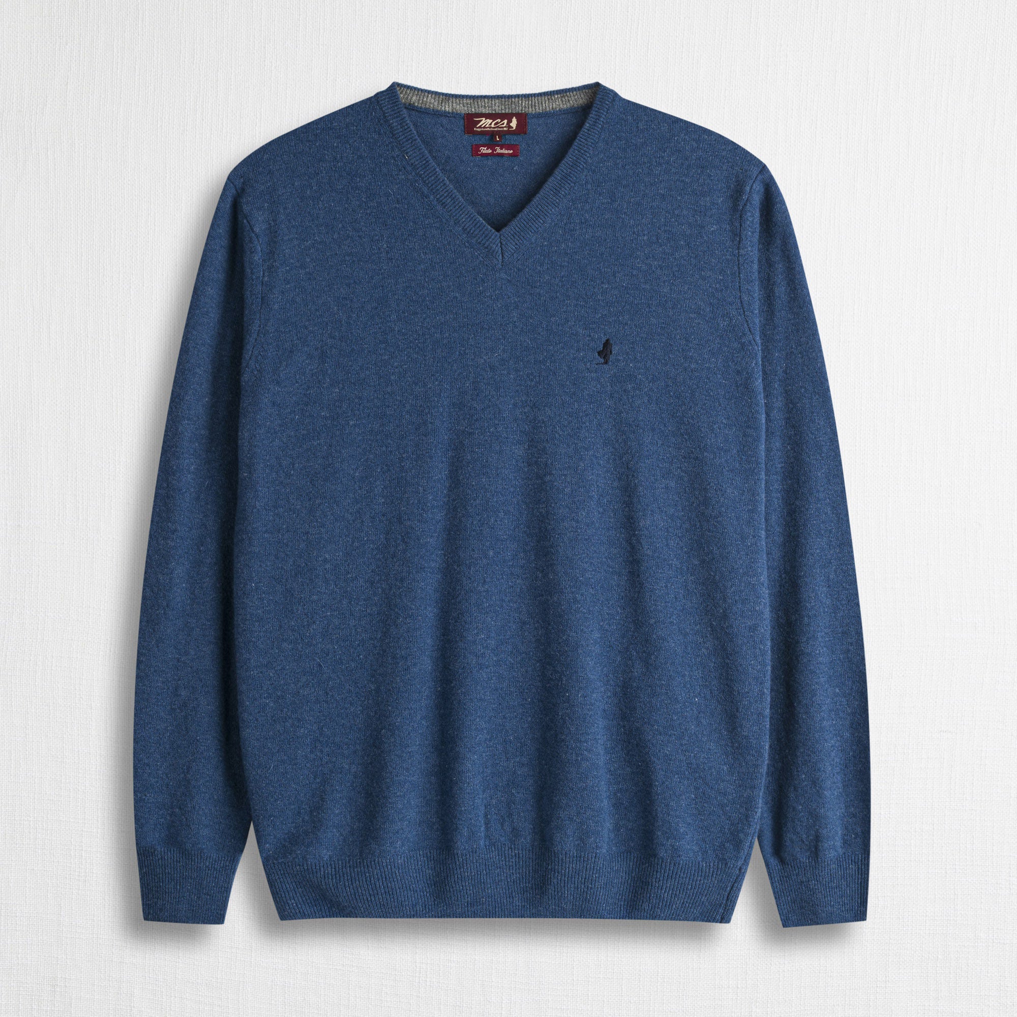 Maglia Collo a V in Misto Lana - Image 16