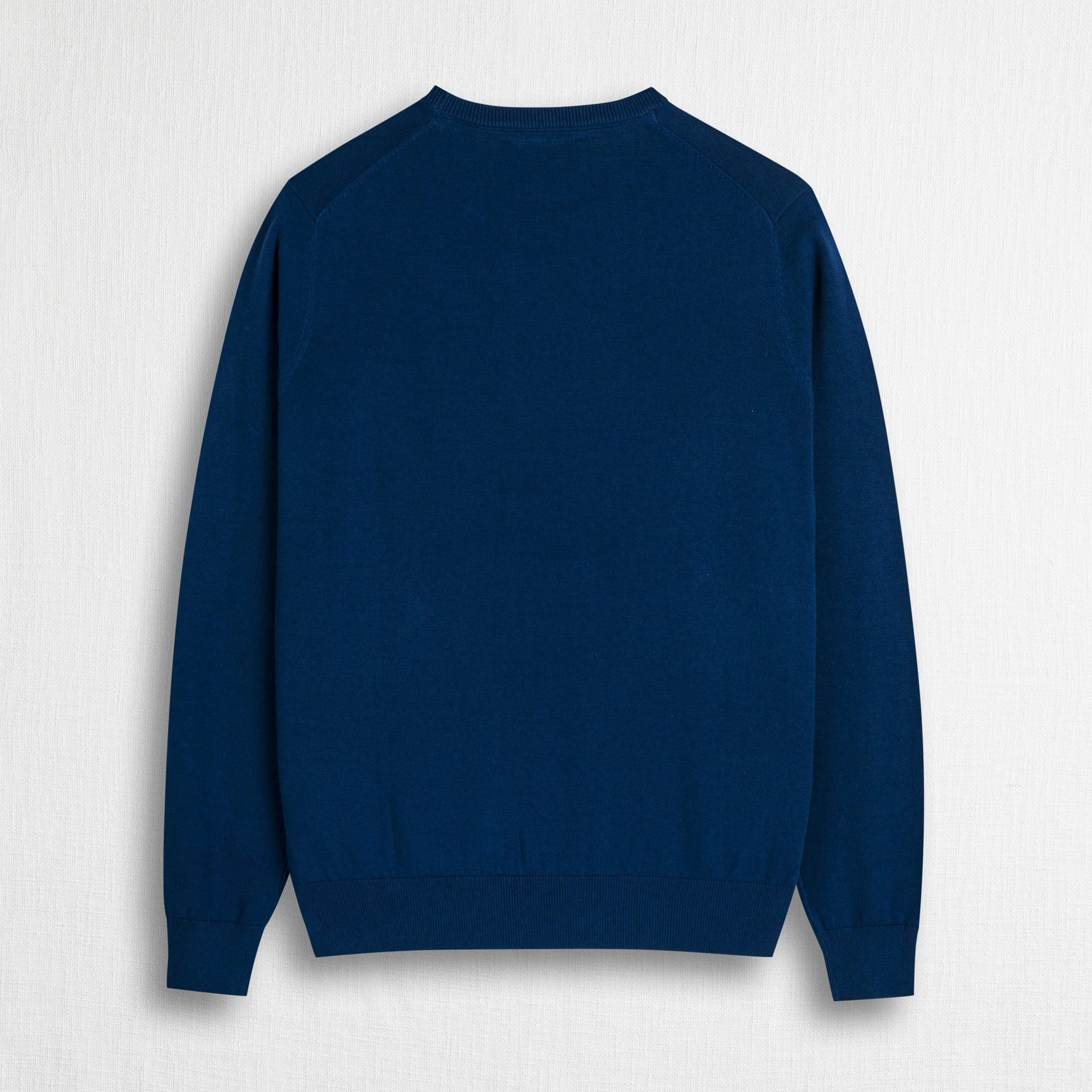 Maglia 100% cotone girocollo - Deep Blue - Image 2