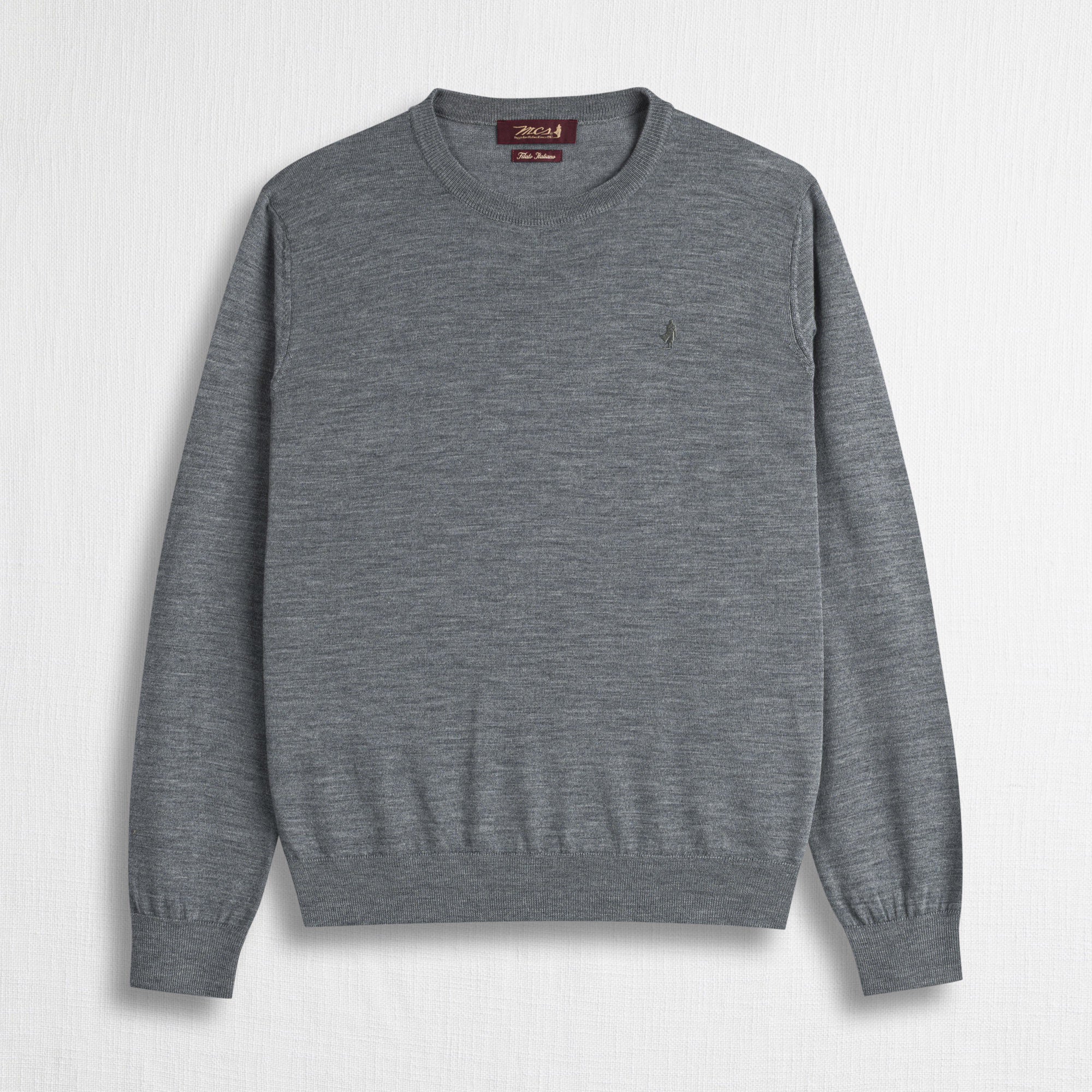 Maglia Girocollo 100% Lana Merino