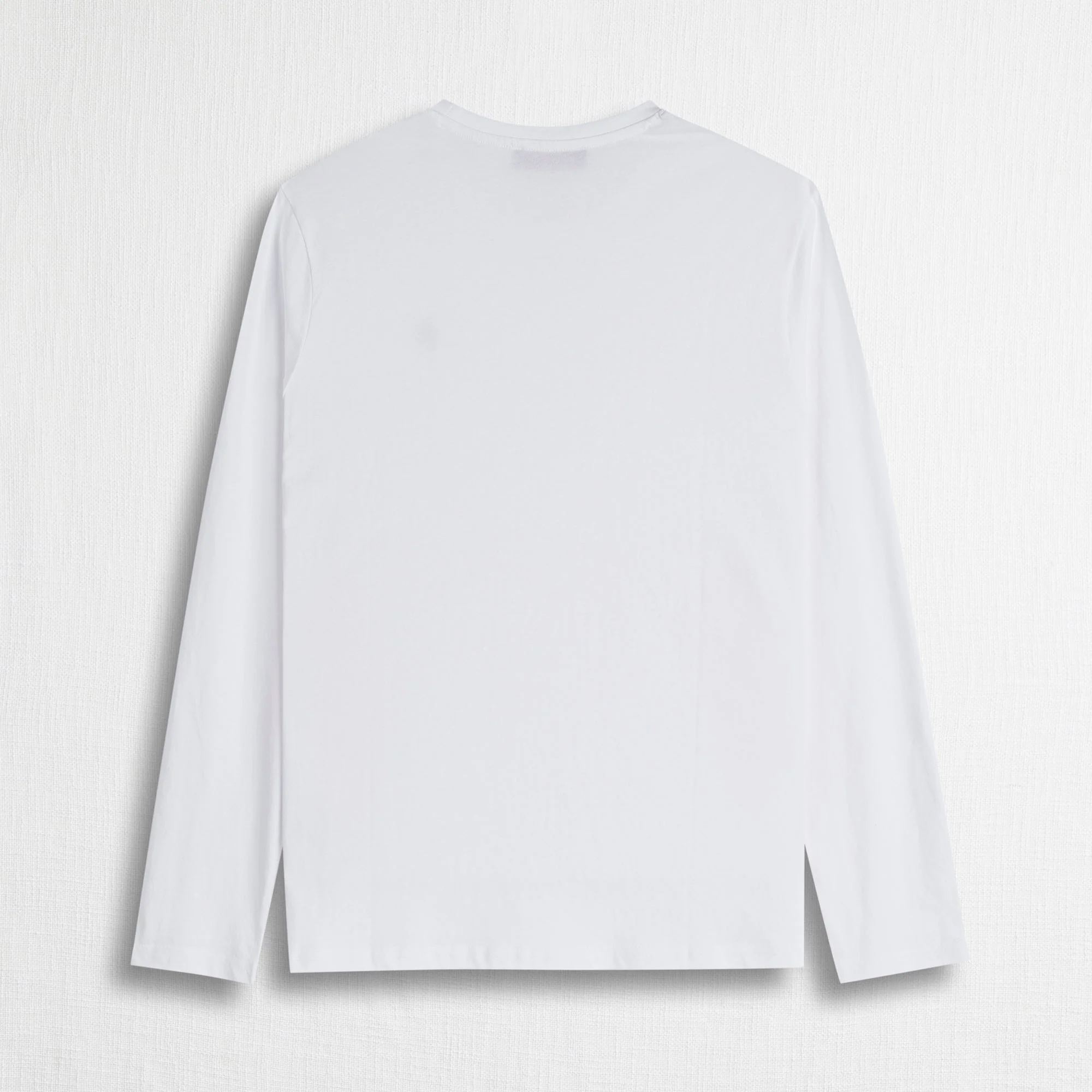 Maglietta Manica Lunga con Logo Ricamato 100% Cotone - Image 2