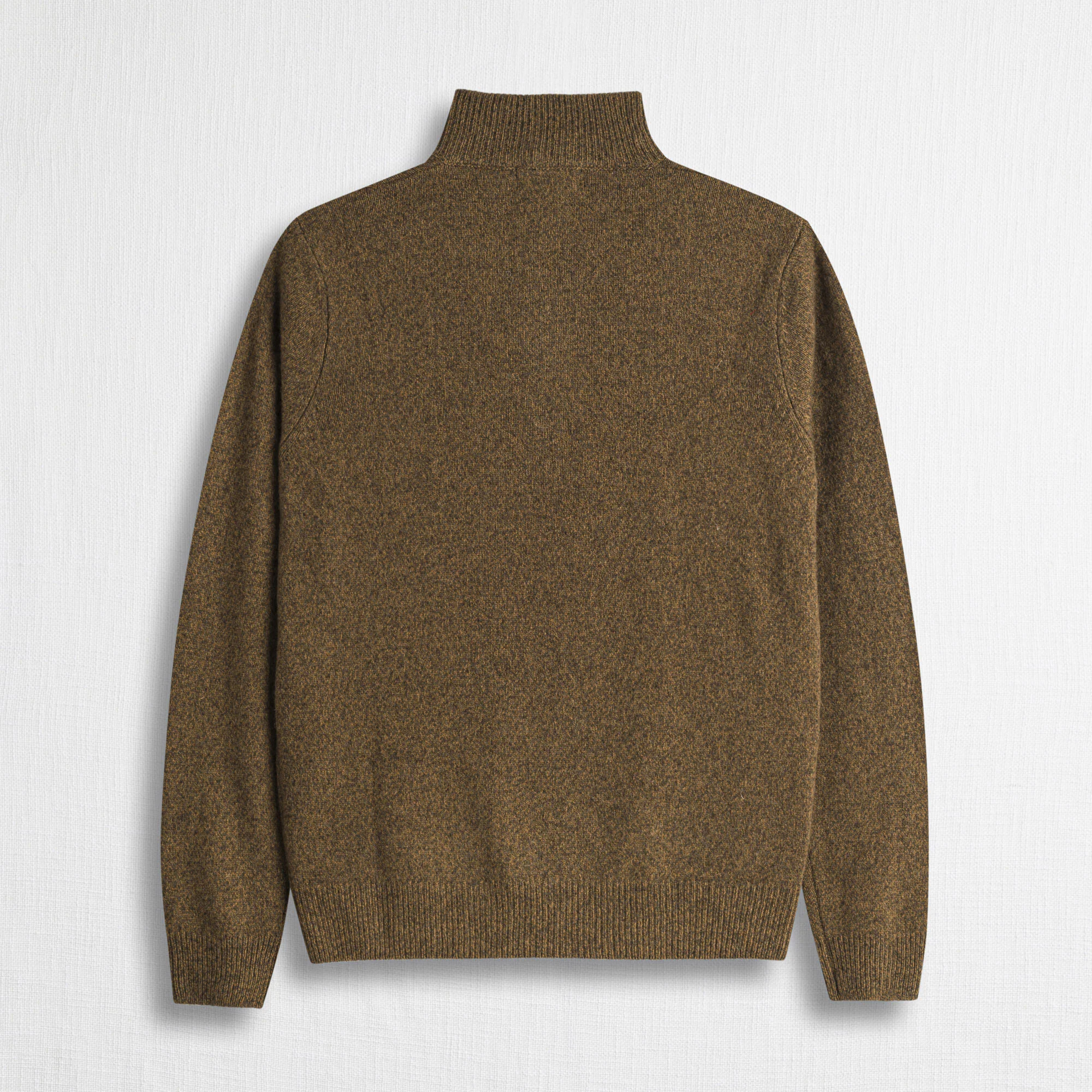 Maglione Full Zip Mouliné in Misto Lana - Image 8