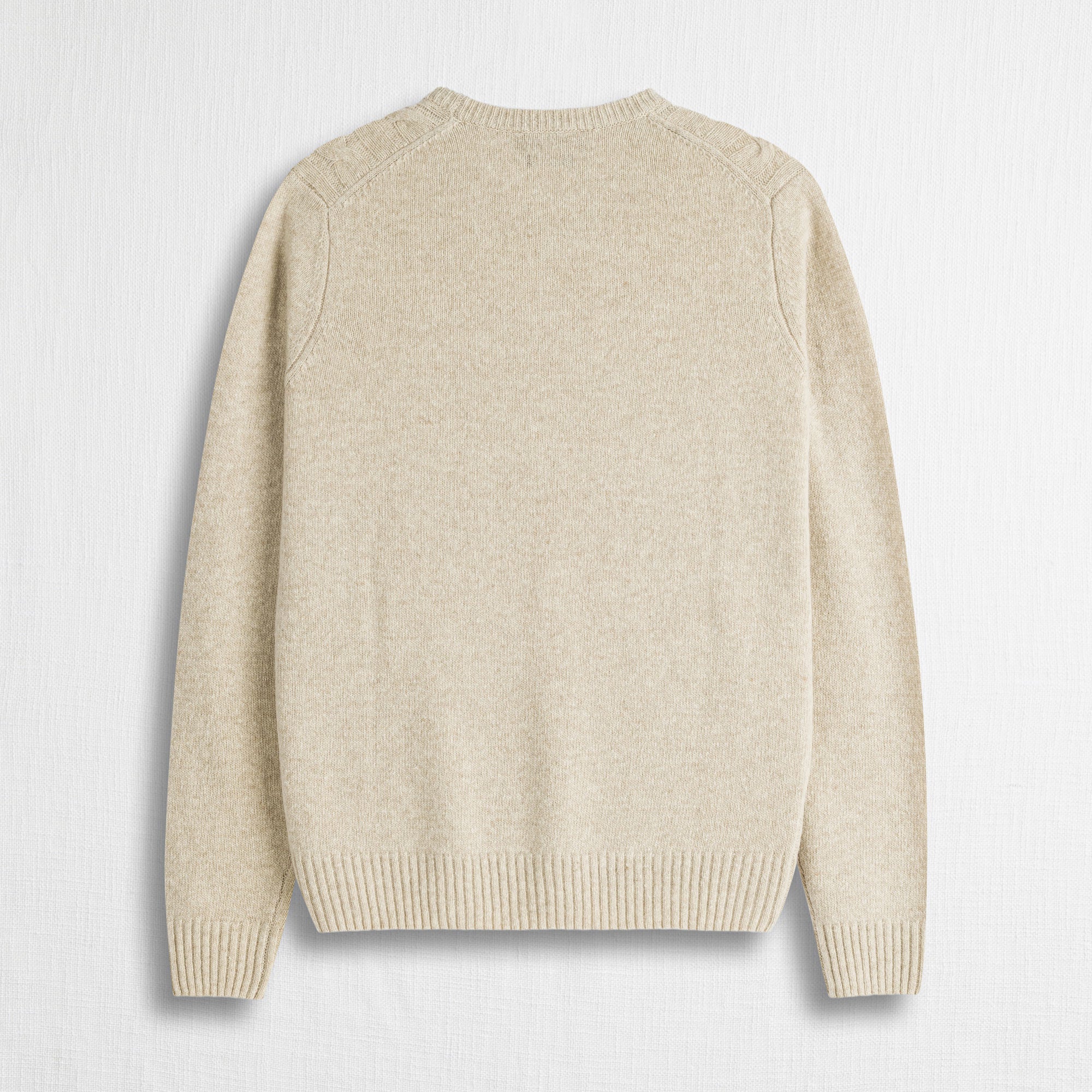 Maglione Girocollo a Trecce in Misto Lana - Image 5