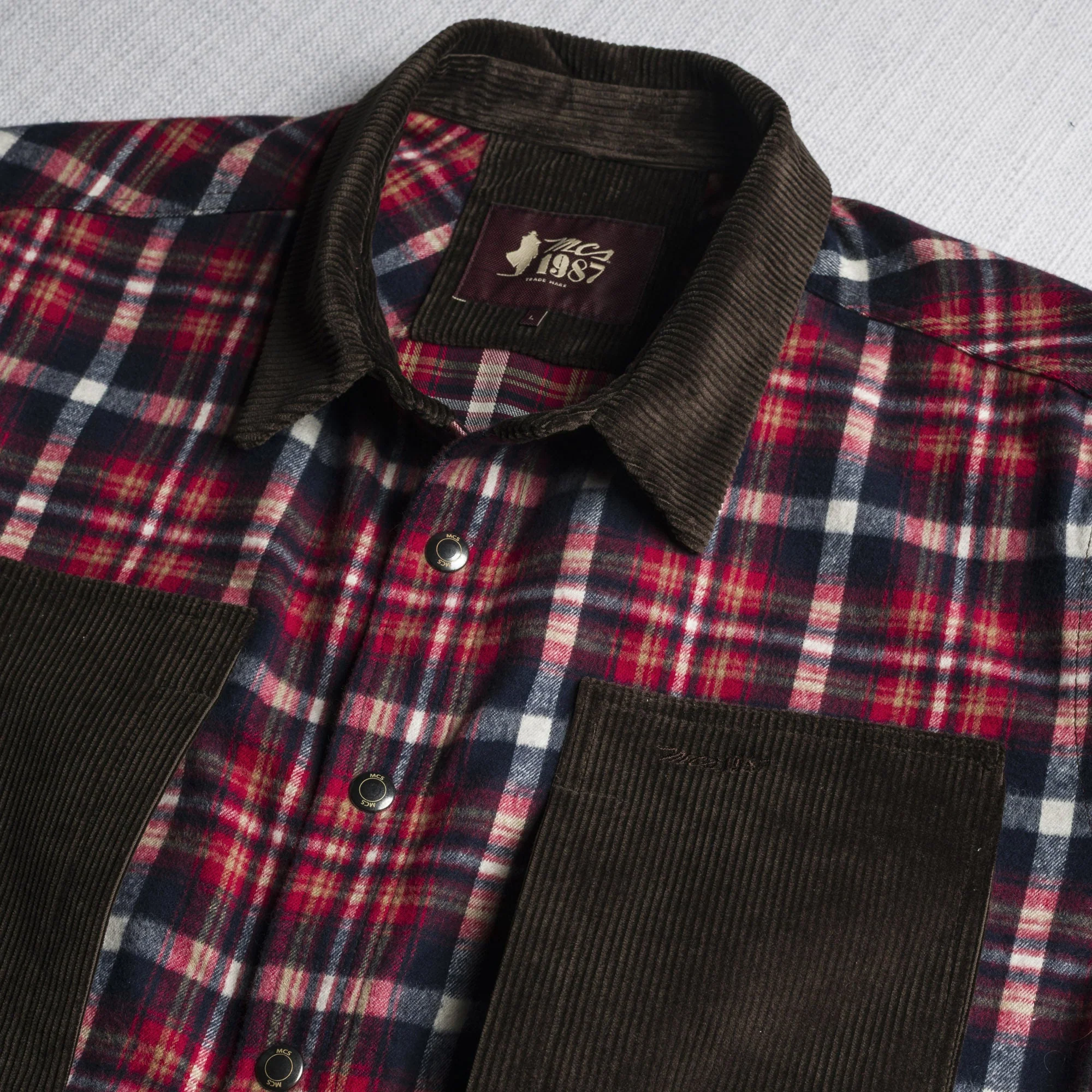 Overshirt in Flanella a Quadri - Image 3