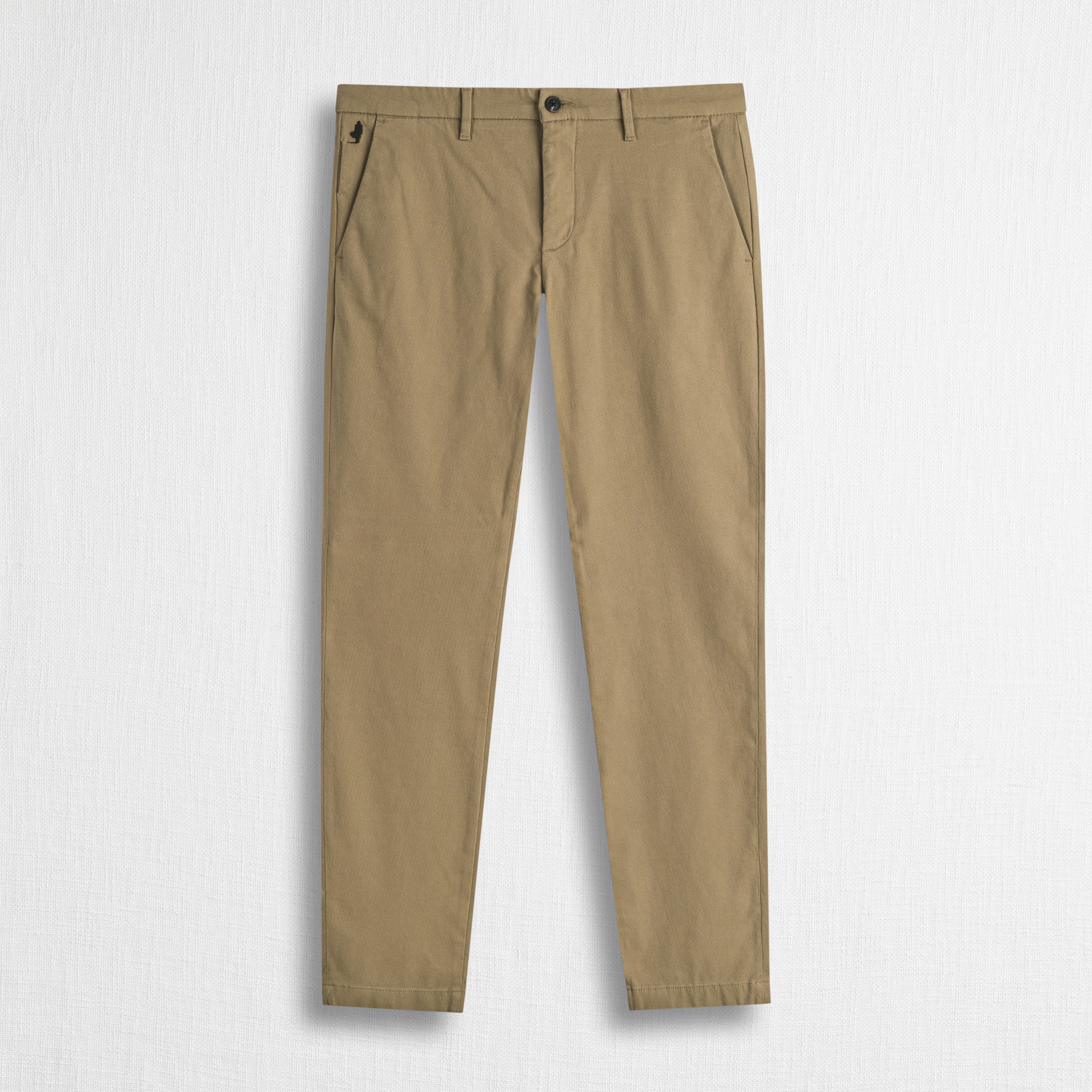 Pantalone Chino in Dobby Stretch Slim Fit
