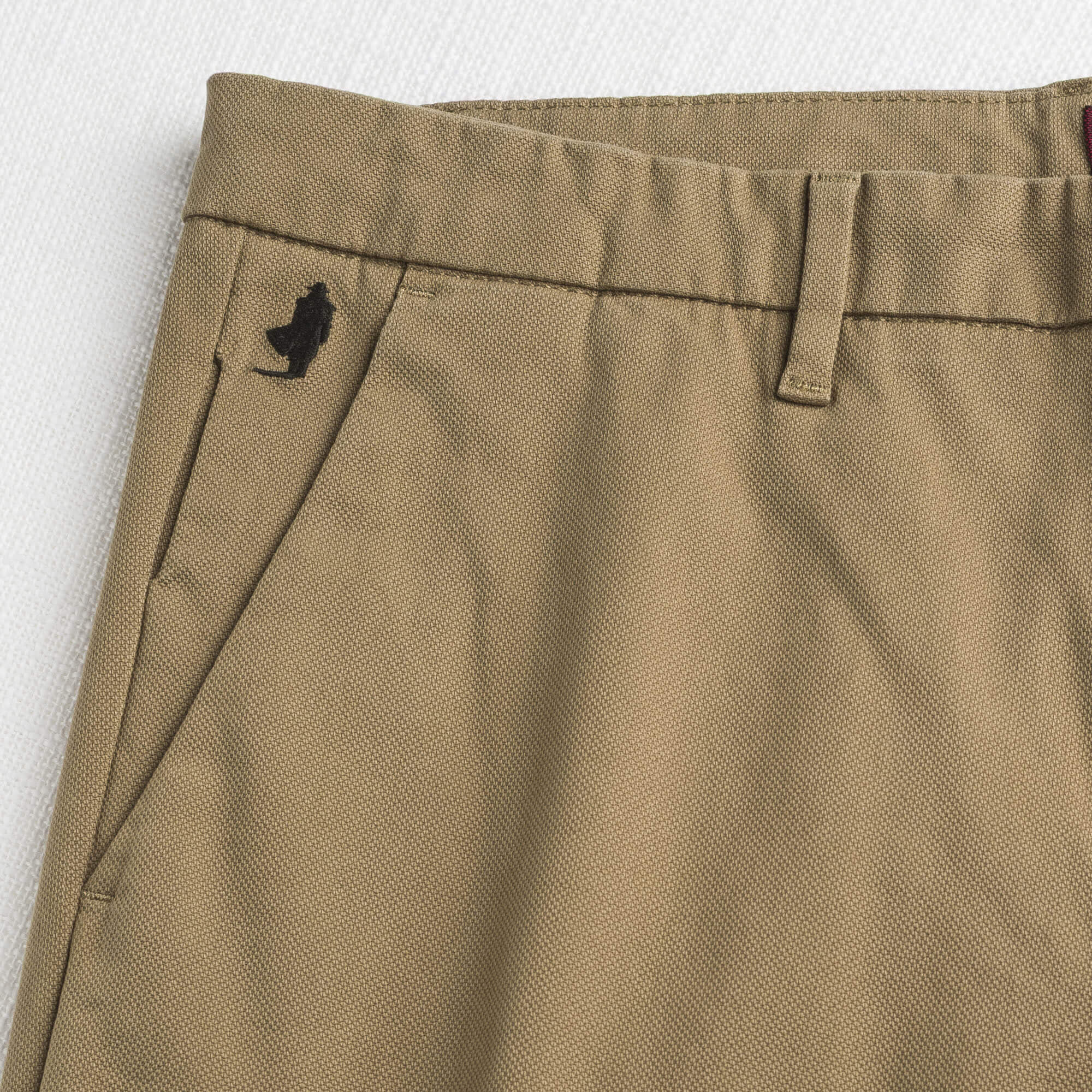 Pantalone Chino in Dobby Stretch Slim Fit - Image 3