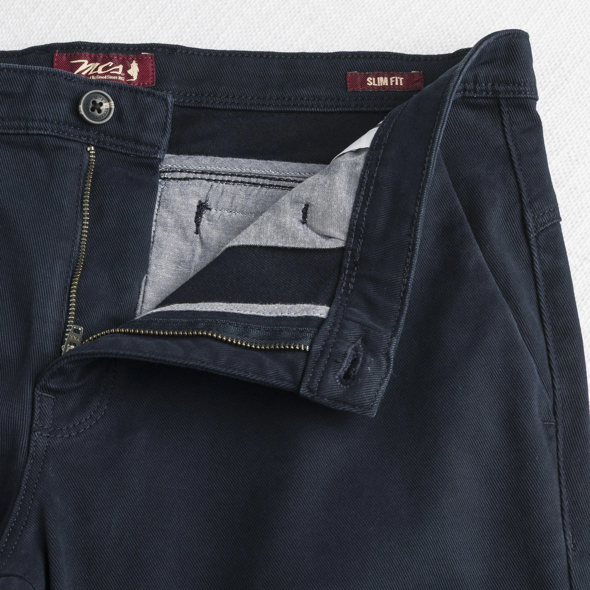Pantalone Chino in Drill Stretch Slim Fit - Image 4