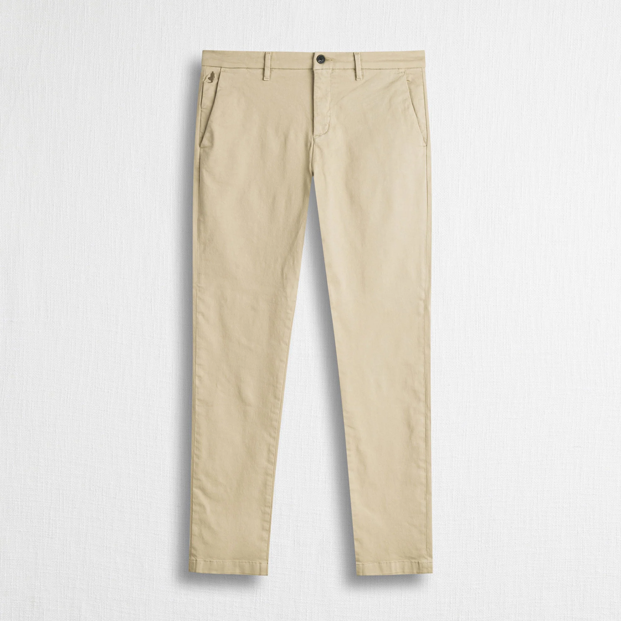 Pantalone Chino in Gabardina Stretch Slim Fit