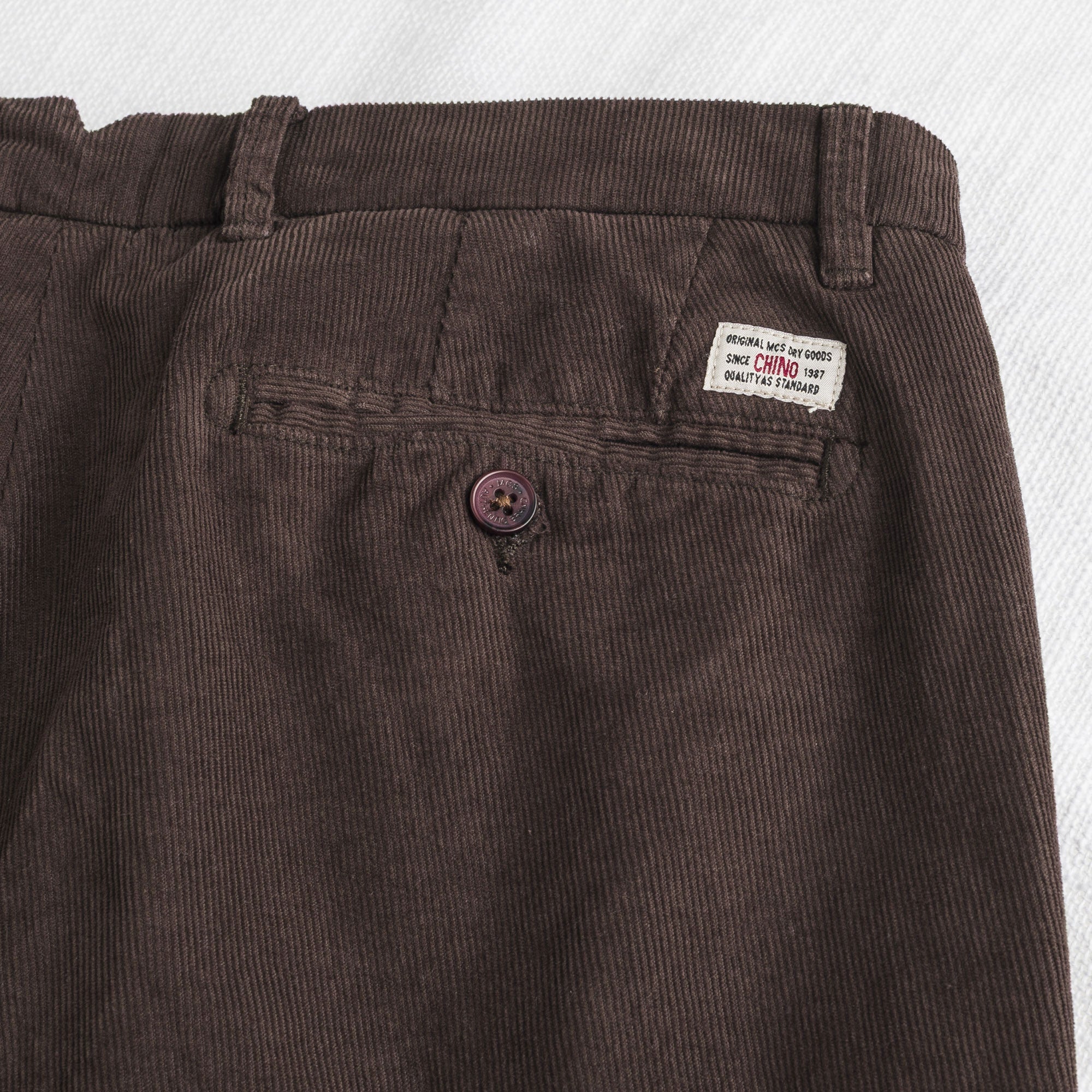 Pantalone Chino in Velluto a Coste Stretch Slim Fit - Image 5