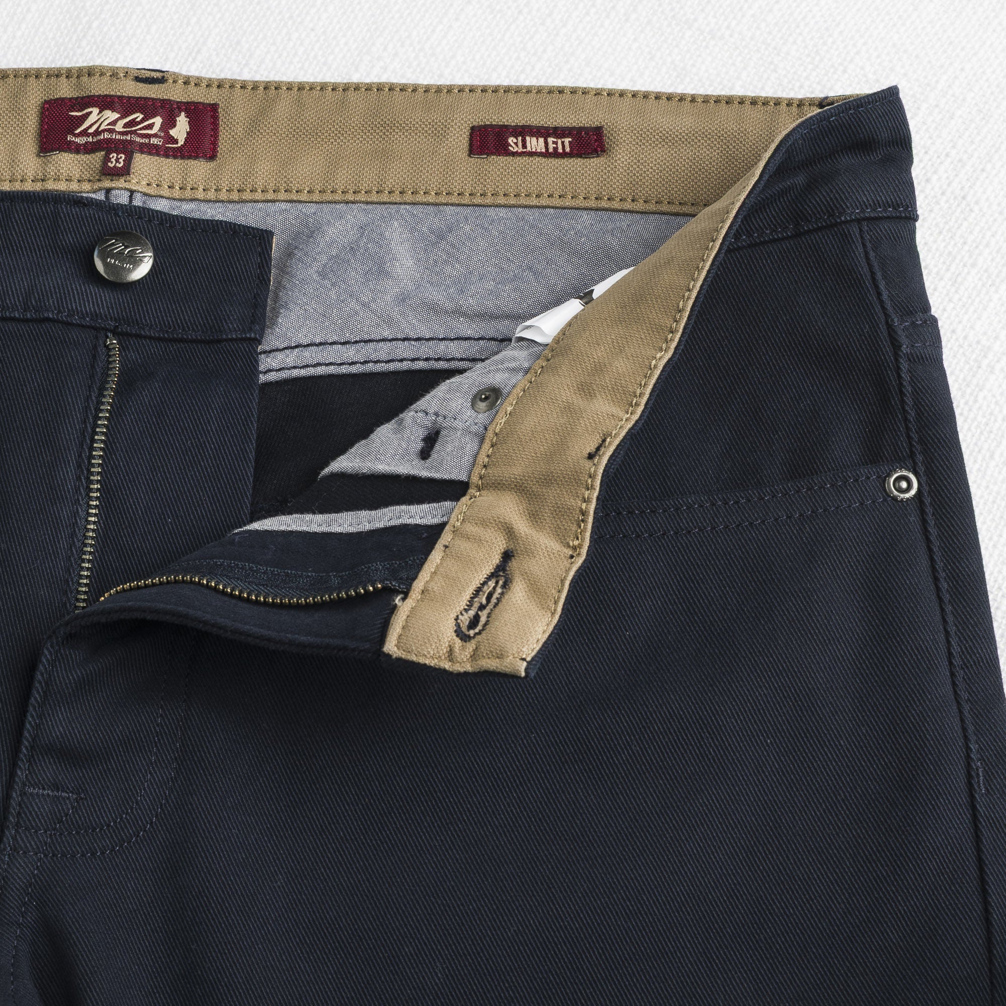 Pantalone Cinque Tasche in Drill Stretch Slim Fit - Image 14