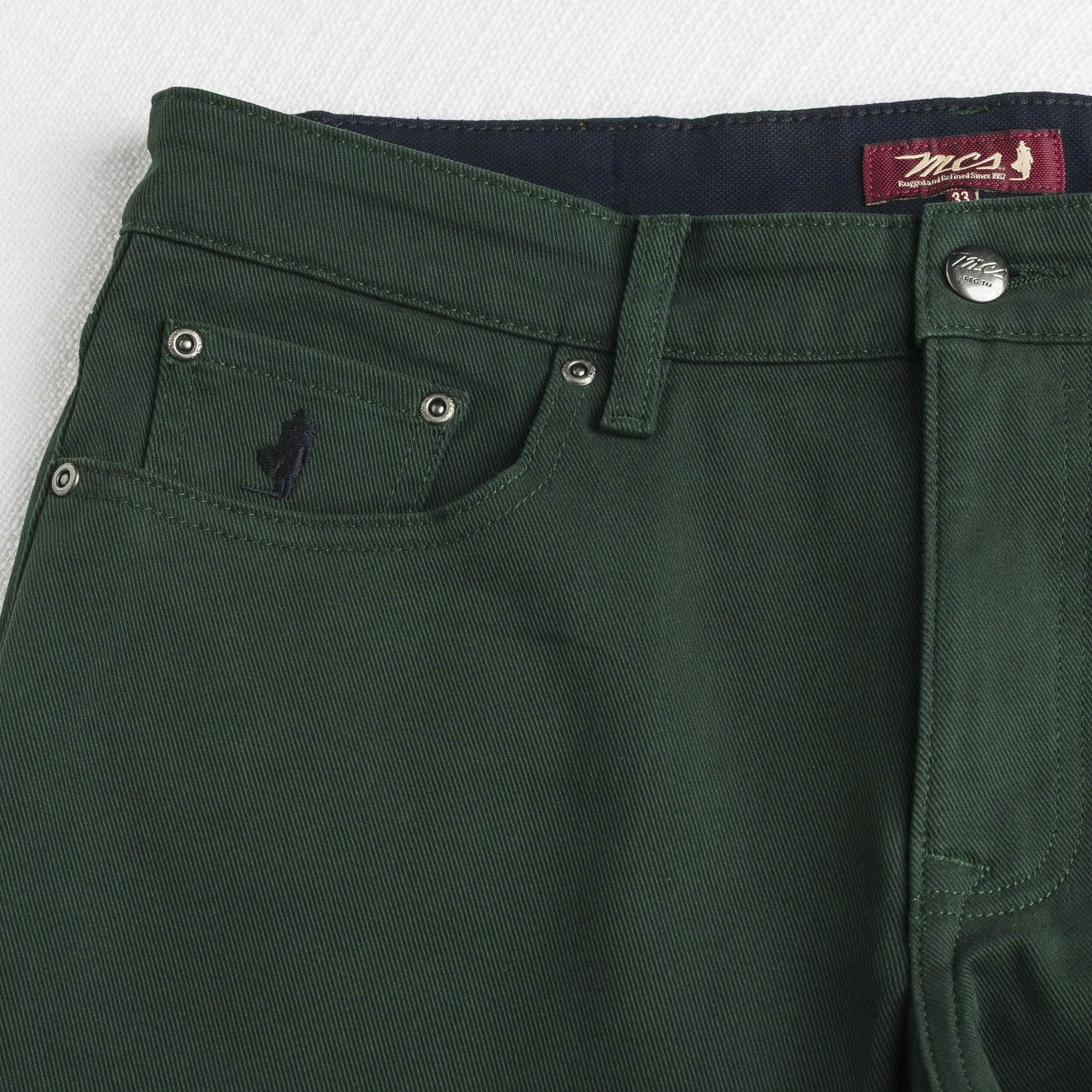 Pantalone Cinque Tasche in Drill Stretch Slim Fit - Image 8