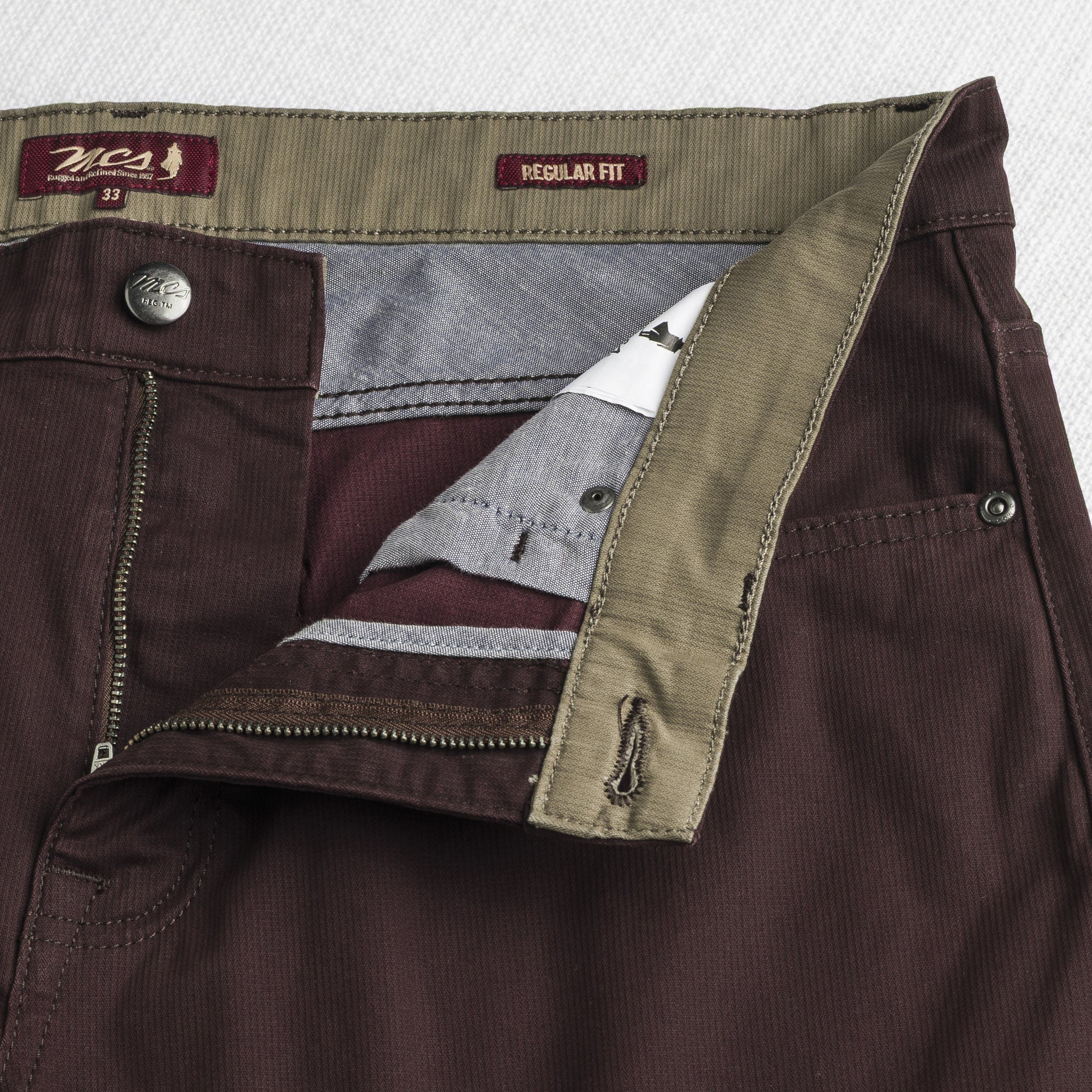 Pantalone Cinque Tasche in Piquet Stretch Regular Fit - Image 4