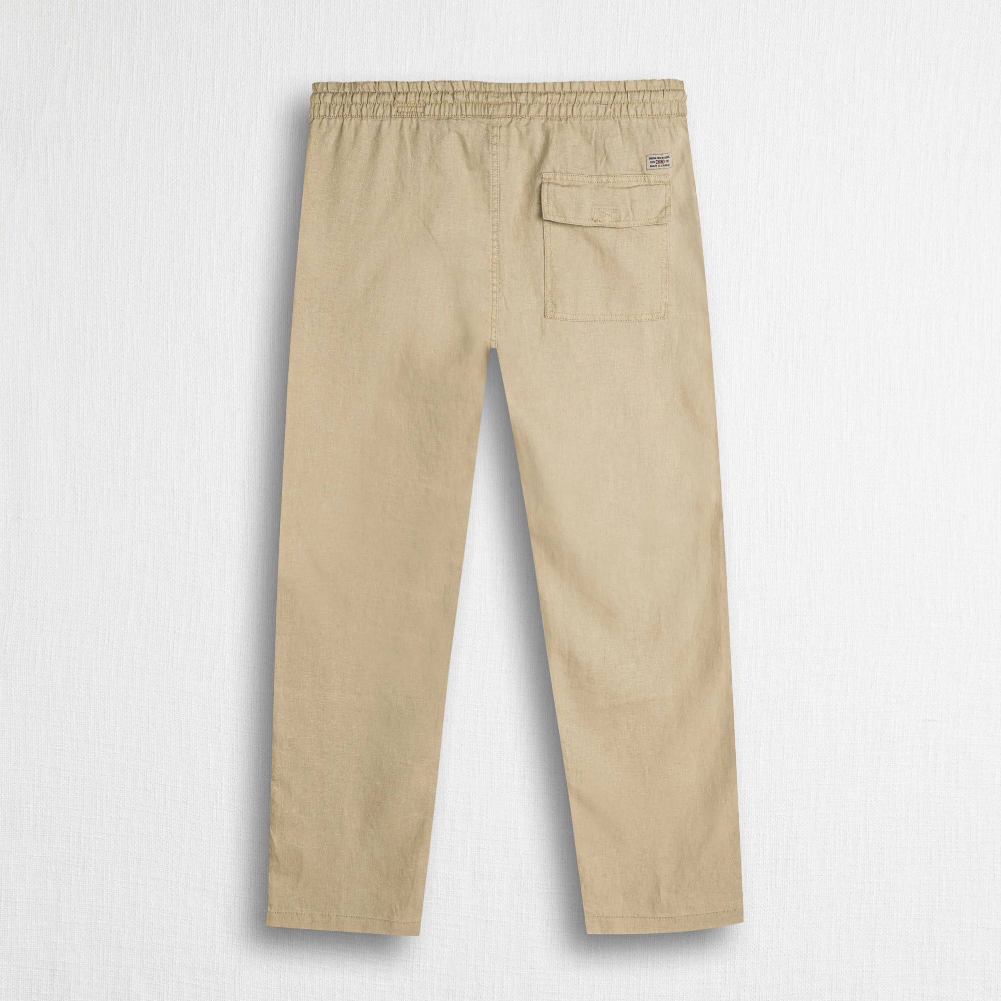 Pantaloni joggers estivi in lino - Khaky - Image 2