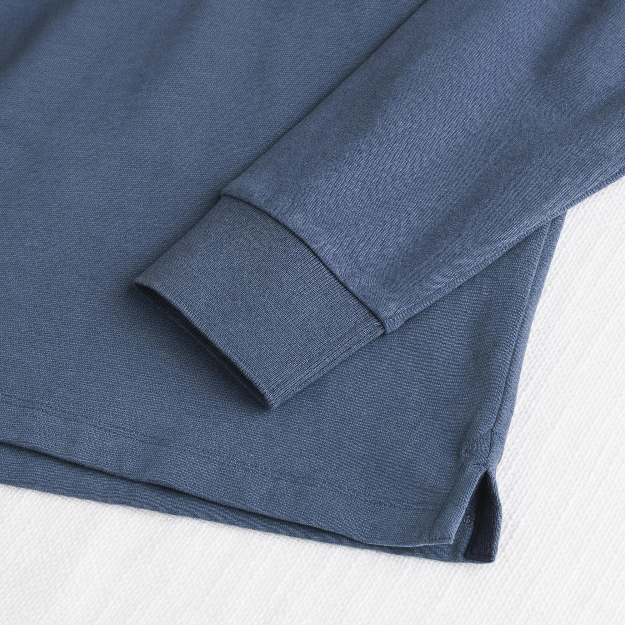 Polo Manica Lunga con Colletto in Gabardina a Contrasto - Image 16